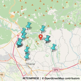 Mappa Via Rosa, 36030 Lugo di Vicenza VI, Italia (3.72308)
