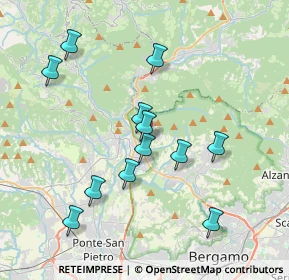 Mappa Via Europa, 24018 Villa d'Almè BG, Italia (3.67)