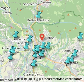 Mappa Via Europa, 24018 Villa d'Almè BG, Italia (2.2905)