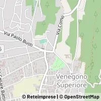 Mapa Venegono Superiore