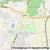 Karte Lurago d'Erba