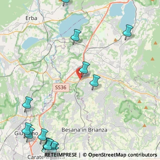Mappa Via Briantea, 23892 Bulciago LC, Italia (7.528)