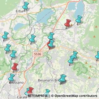 Mappa Via Briantea, 23892 Bulciago LC, Italia (6.427)