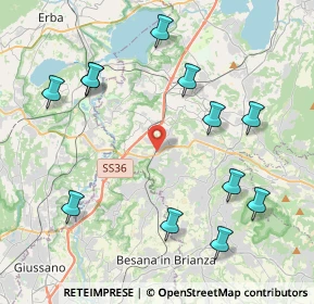 Mappa Via Briantea, 23892 Bulciago LC, Italia (4.65917)