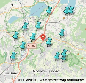 Mappa Via Briantea, 23892 Bulciago LC, Italia (4.08133)