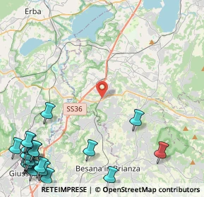 Mappa Via Briantea, 23892 Bulciago LC, Italia (7.192)