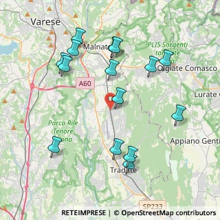 Mappa Via Tiziano, 21040 Venegono Superiore VA, Italia (4.262)