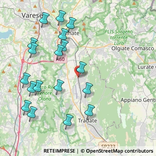 Mappa Via Tiziano, 21040 Venegono Superiore VA, Italia (4.83778)