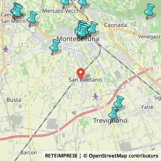 Mappa Via Bellini, 31044 Montebelluna TV, Italia (3.14235)