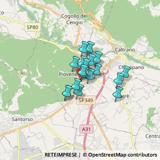 Mappa Via Liberta', 36013 Piovene Rocchette VI, Italia (1.00667)