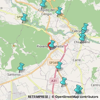 Mappa Via Liberta', 36013 Piovene Rocchette VI, Italia (2.99667)
