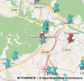 Mappa Via Liberta', 36013 Piovene Rocchette VI, Italia (2.72889)