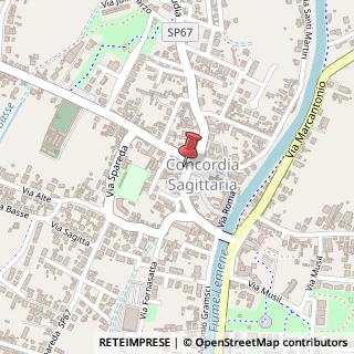 Mappa Via I Maggio, 10, 30023 Concordia Sagittaria, Venezia (Veneto)