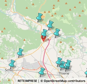 Mappa Quartiere De Gasperi, 36013 Piovene Rocchette VI, Italia (5.42077)