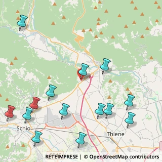 Mappa Quartiere De Gasperi, 36013 Piovene Rocchette VI, Italia (5.67)