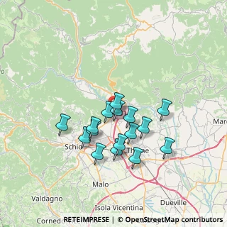 Mappa Quartiere De Gasperi, 36013 Piovene Rocchette VI, Italia (5.80063)