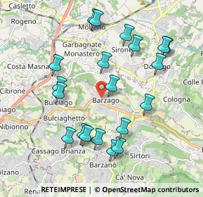 Mappa Via Forte, 23890 Barzago LC, Italia (2.004)