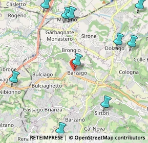 Mappa Via Forte, 23890 Barzago LC, Italia (2.95)