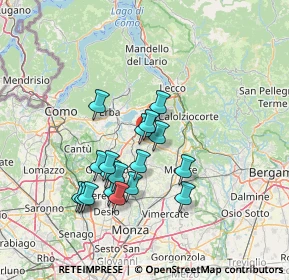 Mappa Via Forte, 23890 Barzago LC, Italia (12.41167)