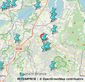 Mappa Via Forte, 23890 Barzago LC, Italia (6.25316)