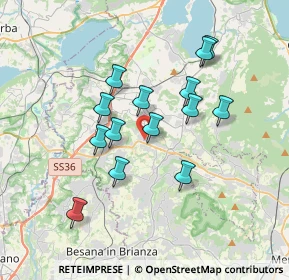 Mappa Via Forte, 23890 Barzago LC, Italia (3.08143)