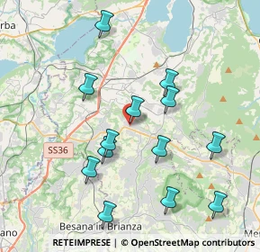 Mappa Via Forte, 23890 Barzago LC, Italia (3.89)