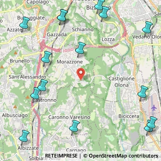 Mappa Via Gornate Olona, 21040 Morazzone VA, Italia (3.31133)