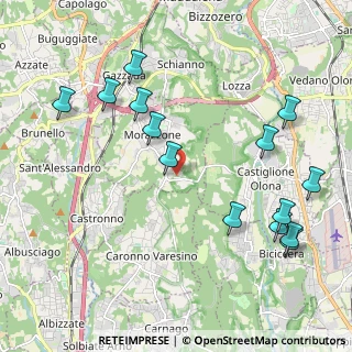 Mappa Via Gornate Olona, 21040 Morazzone VA, Italia (2.37714)