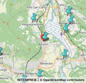 Mappa Via Vittorio Emanuele II, 23881 Airuno LC, Italia (2.91538)