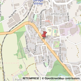 Mappa Via Statale, 13, 22045 Lambrugo, Como (Lombardia)