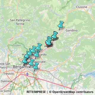 Mappa Via Enrico Fermi, 24021 Albino BG, Italia (5.43)