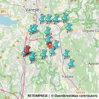 Mappa Via Nicolao, 21043 Castiglione Olona VA, Italia (3.571)