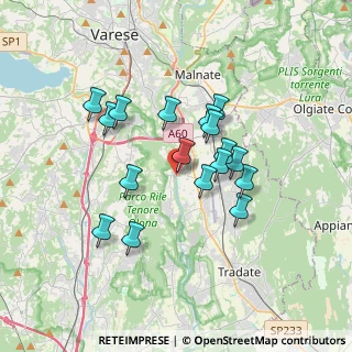 Mappa Via Nicolao, 21043 Castiglione Olona VA, Italia (2.95235)