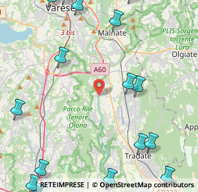 Mappa Via Nicolao, 21043 Castiglione Olona VA, Italia (7.0315)