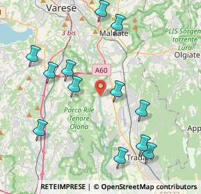 Mappa Via Nicolao, 21043 Castiglione Olona VA, Italia (4.4925)