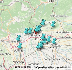 Mappa Via Giacomo Leopardi, 36061 Bassano del Grappa VI, Italia (10.43063)