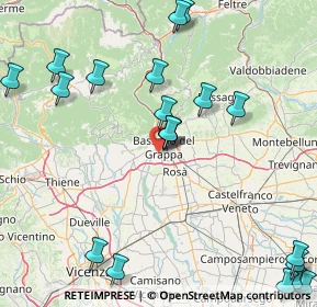 Mappa Viale Aldo Moro, 36061 Bassano del Grappa VI, Italia (21.4525)