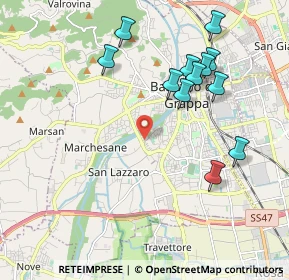 Mappa Viale Aldo Moro, 36061 Bassano del Grappa VI, Italia (2.05833)