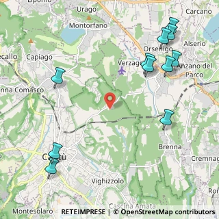 Mappa Via Cascina Varenna, 22063 Cantù CO, Italia (2.74909)