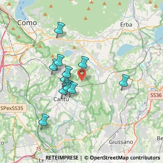 Mappa Via Cascina Varenna, 22063 Cantù CO, Italia (3.10182)