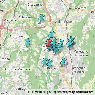 Mappa Via Giuseppe Mazzini, 21043 Castiglione Olona VA, Italia (1.3025)