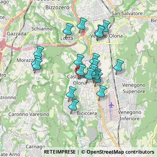 Mappa Via Giuseppe Mazzini, 21043 Castiglione Olona VA, Italia (1.577)