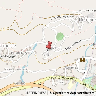 Mappa Localita' Verlex, 15, 11024 Châtillon, Aosta (Valle d'Aosta)