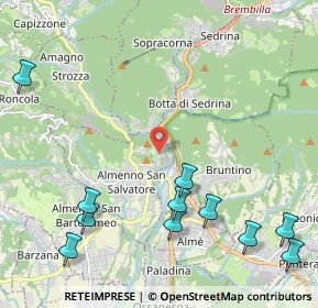 Mappa Via Regina Teodolinda, 24031 Almenno San Salvatore BG, Italia (2.80182)