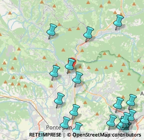 Mappa Via Regina Teodolinda, 24031 Almenno San Salvatore BG, Italia (6.2125)