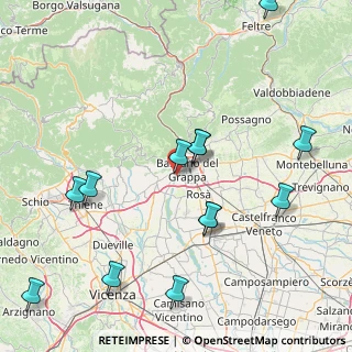 Mappa Via Umbria, 36061 Bassano del Grappa VI, Italia (18.98692)