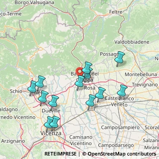 Mappa Via Umbria, 36061 Bassano del Grappa VI, Italia (15.75154)