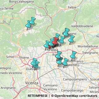 Mappa Via Umbria, 36061 Bassano del Grappa VI, Italia (10.5005)