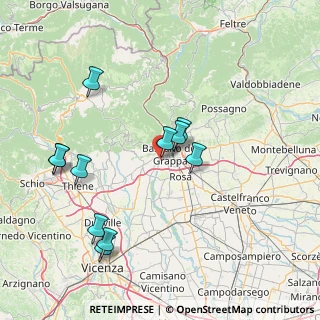 Mappa Via Umbria, 36061 Bassano del Grappa VI, Italia (15.75455)