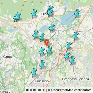 Mappa Via Alessandro Volta, 22040 Lurago D'erba CO, Italia (4.68778)